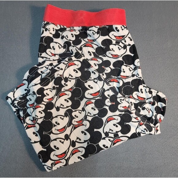 Disney Mickey Mouse Capri Joggers Lounge Pajama Pants Ladies 2XL - Picture 8 of 8
